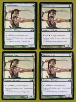 Llanowar Elves x4 Magic 2010 M10 4x Magic the Gathering MTG - Image 1