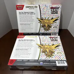 Scarlet & Violet 151 Zapdos EX Collection Box Pokemon TCG Sealed Lot Of 2 - Image 2