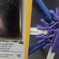Pokemon TCG WOTC Black Star Promo Dark Persian #17 Holo Rare with swirl MP - Image 5