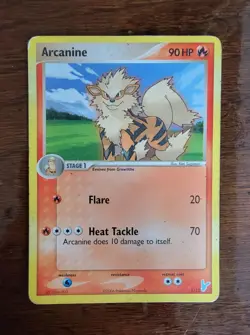 Arcanine #1/12 Non Holo Ex Trainer Kit 2: Plusle & Minun Pokemon TCG - Image 1