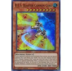 Yugioh - B.E.S. Blaster Cannon Core (Super Rare) (1st Edition) - RIRA-EN023 P - Image 1
