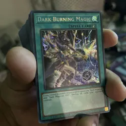 *** DARK BURNING MAGIC *** SECRET RARE LDK2-ENS05 (MINT/NM) YUGIOH! - Image 1