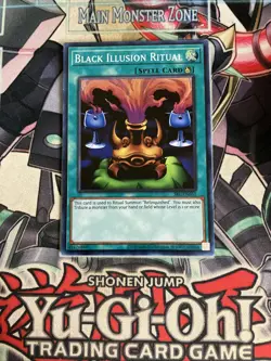Black Illusion Ritual Super Rare SRL-EN036 Yugioh 25th Anniversary Reprint - Image 1