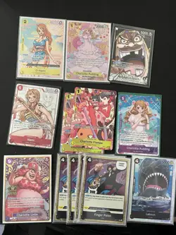 One Piece TCG 5-Card Random Lot Holo/Sr/Parallel 2nd Anniversary - Image 1