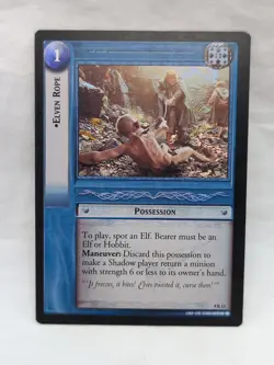 FOIL Elven Rope LOTR Card Game Reflections Rare 9R13 - Image 1