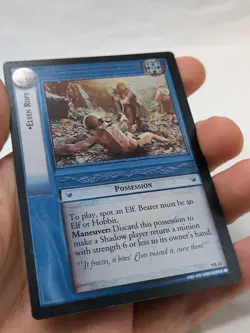 FOIL Elven Rope LOTR Card Game Reflections Rare 9R13 - Image 3