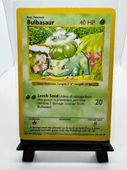 Pokemon Card - Bulbasaur Base Set (Shadowless) 44/102 Common - Image 1