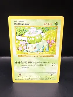 Pokemon Card - Bulbasaur Base Set (Shadowless) 44/102 Common - Image 2
