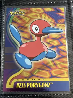 Porygon2 2001 Topps Johto League Champions 233 Foil Pokemon Card - Image 1