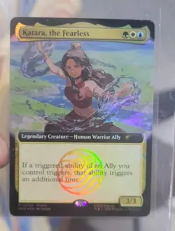 Magic The Gathering X Avatar Katara The Fearless Promo Card San Diego Comic Con - Image 1