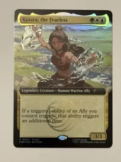 Magic The Gathering X Avatar Katara The Fearless Promo Card San Diego Comic Con - Image 1