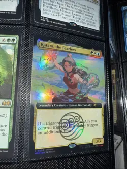 Magic The Gathering X Avatar Katara The Fearless Promo Card San Diego Comic Con - Image 1