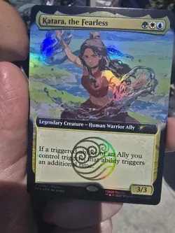 Magic The Gathering X Avatar Katara The Fearless Promo Card San Diego Comic Con - Image 1
