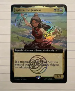Magic The Gathering X Avatar Katara The Fearless Promo Card San Diego Comic Con - Image 1