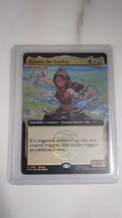 Magic The Gathering X Avatar Katara The Fearless Promo Card San Diego Comic Con - Image 1
