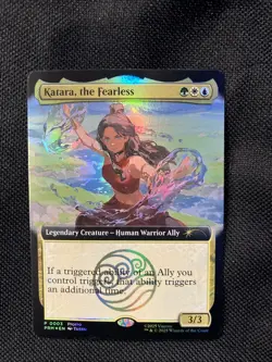 Magic The Gathering X Avatar Katara The Fearless Promo Card San Diego Comic Con - Image 3