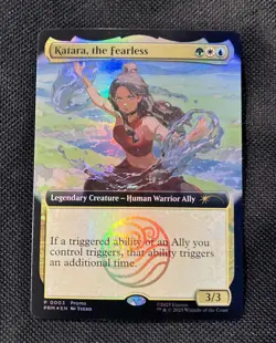 Magic The Gathering X Avatar Katara The Fearless Promo Card San Diego Comic Con - Image 1
