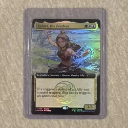 Magic The Gathering X Avatar Katara The Fearless Promo Card San Diego Comic Con - Image 2