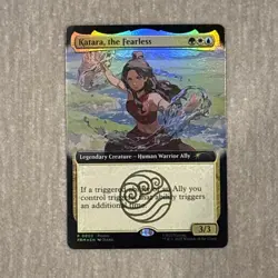 Magic The Gathering X Avatar Katara The Fearless Promo Card San Diego Comic Con - Image 3