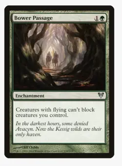 Bower Passage #170 AVR Magic Card In Protective Sleeve - Image 1