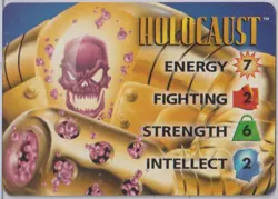 HOLOCAUST - Rare - 1995 Marvel Overpower Hero Character CCG Card - Image 1
