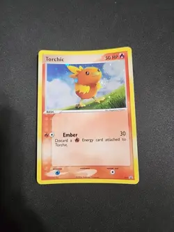 Pokemon Torchic 017 Holo Rare Black Star Promo TCG Card LP - Image 1