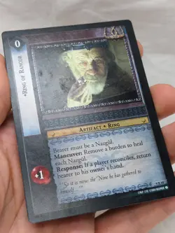 FOIL Ring Of Rancor LOTR Card Game Reflections Rare 9R44 - Image 2