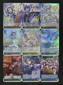 9×BanG Dream MyGO Doujin Card ALL teams ACG Custom Holo Foil Textured - Image 1