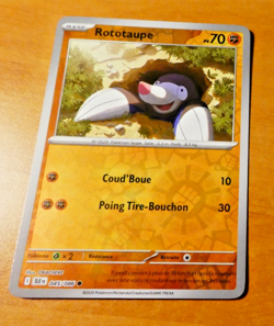POKEMON FOUDRE NOIRE CARD REVERSE HOLO CARTE 045/086 BLK EV10.5 FR MINT 2025 - Image 1