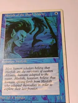 4x Merfolk of the Pearl Trident MTG, 4th Edition, Blue Creature - Image 5
