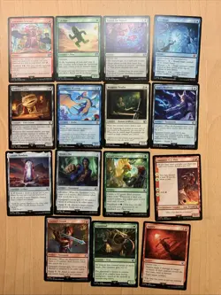 Final Fantasy Mtg Commons/Uncommons Lot of 15 Cards - Image 1