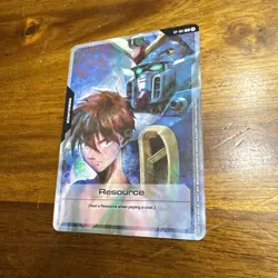 Gundam TCG - Resource Card RP-001 Alt Art Beta English AX 2025 Anime EXPO - Image 1
