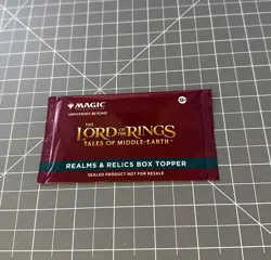 The Lord of the Rings: Tales of Middle-Earth Realms & Relics Box Topper Pack Mtg - Image 1