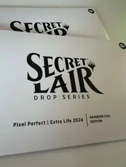MTG Secret Lair - Pixel Perfect Extra Life 2024 - Rainbow Foil - Sealed - Image 1