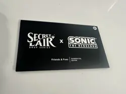 MTG Secret Lair x Sonic the Hedgehog - Friends And Foes Foil - SEALED - In-Hand - Image 1