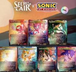 MTG Secret Lair x Sonic the Hedgehog - Friends And Foes Foil - SEALED - In-Hand - Image 3