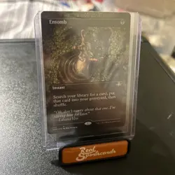 MTG English Entomb (Borderless) NM Normal Dominaria Remastered - Image 1