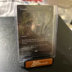 MTG English Entomb (Borderless) NM Normal Dominaria Remastered - Image 2