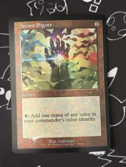 Magic The Gathering (MTG) : Arcane Signet : Promo : Retro Frame : Foil - Image 1