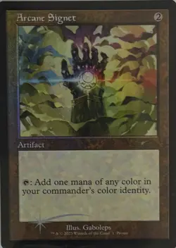 Magic The Gathering (MTG) : Arcane Signet : Promo : Retro Frame : Foil - Image 1