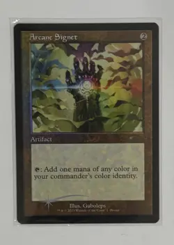 Magic The Gathering (MTG) : Arcane Signet : Promo : Retro Frame : Foil - Image 2