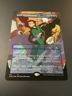 MTG Secret Lair #311 Whir of Invention Borderless Foil NM - Image 1
