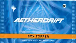 Magic the Gathering MTG Aetherdrift Box Topper Promo Pack - New Sealed - Image 1