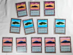 Lot of 66 LAND CARDS 4th Edition 4ED Magic The Gathering MTG Forest Island Swamp - Image 3