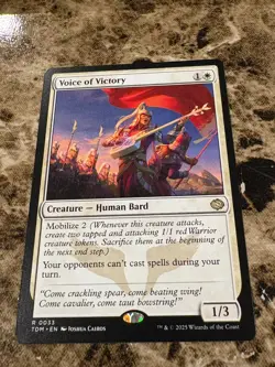 VOICE OF VICTORY Magic the Gathering MTG Tarkir Dragonstorm - Image 1