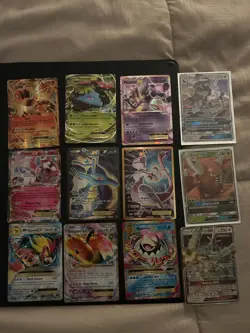 Pokemon TCG mini lot 9EX and full art cards + 3 free full art gx cards - Image 1