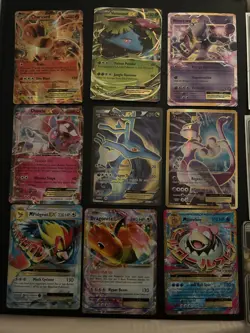 Pokemon TCG mini lot 9EX and full art cards + 3 free full art gx cards - Image 2