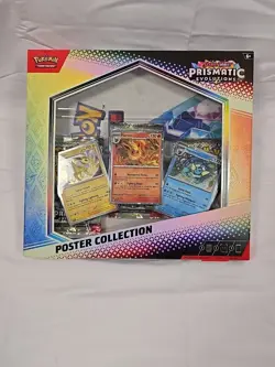 Pokemon TCG SV8.5 Prismatic Evolutions Poster Collection Box Factory Sealed - Image 1