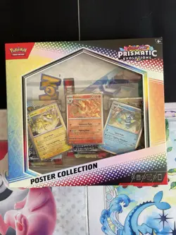 Pokemon TCG SV8.5 Prismatic Evolutions Poster Collection Box Factory Sealed - Image 1