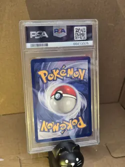 1999 POKEMON BASE SET UNLIMITED #10 MEWTWO-HOLO PSA 8 - Image 2